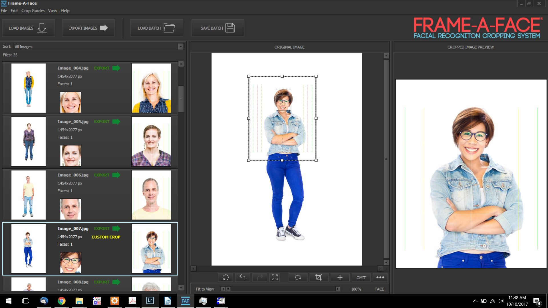 Frame-A-Face Acreen Shot