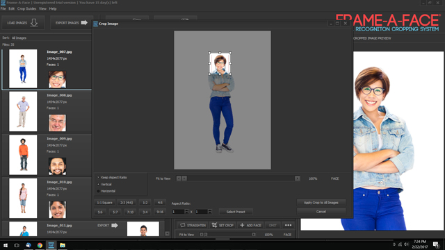 Step 4 - Set New Crop for ID Cards